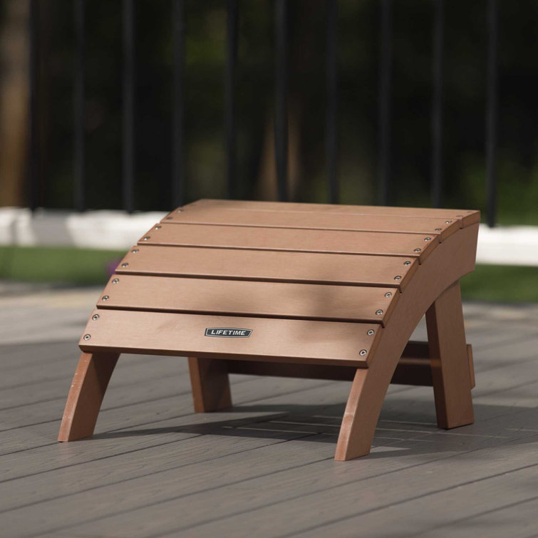 Lifetime Outdoor Furnitures Adirondack Ottoman & Reviews Wayfair.co.uk